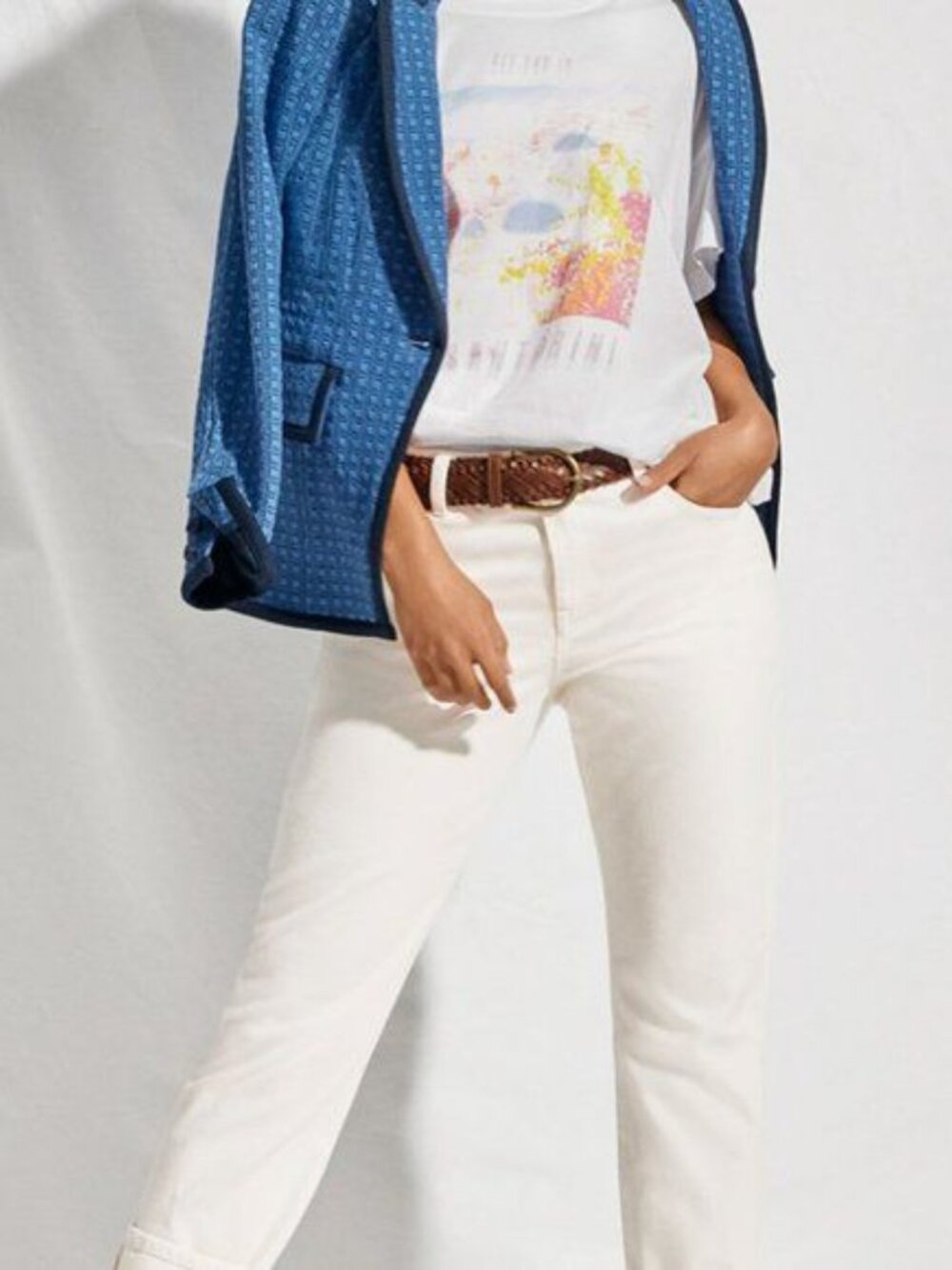 Cabi White 100% Boyfriend Jean #6072 Size 2
